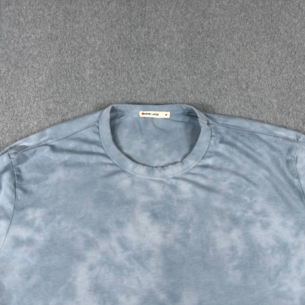 Marine Layer T Shirt Mens M Blue Cloud Short Sleeve